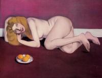 Felix Vallotton - Nude Blond Woman with Tangerines